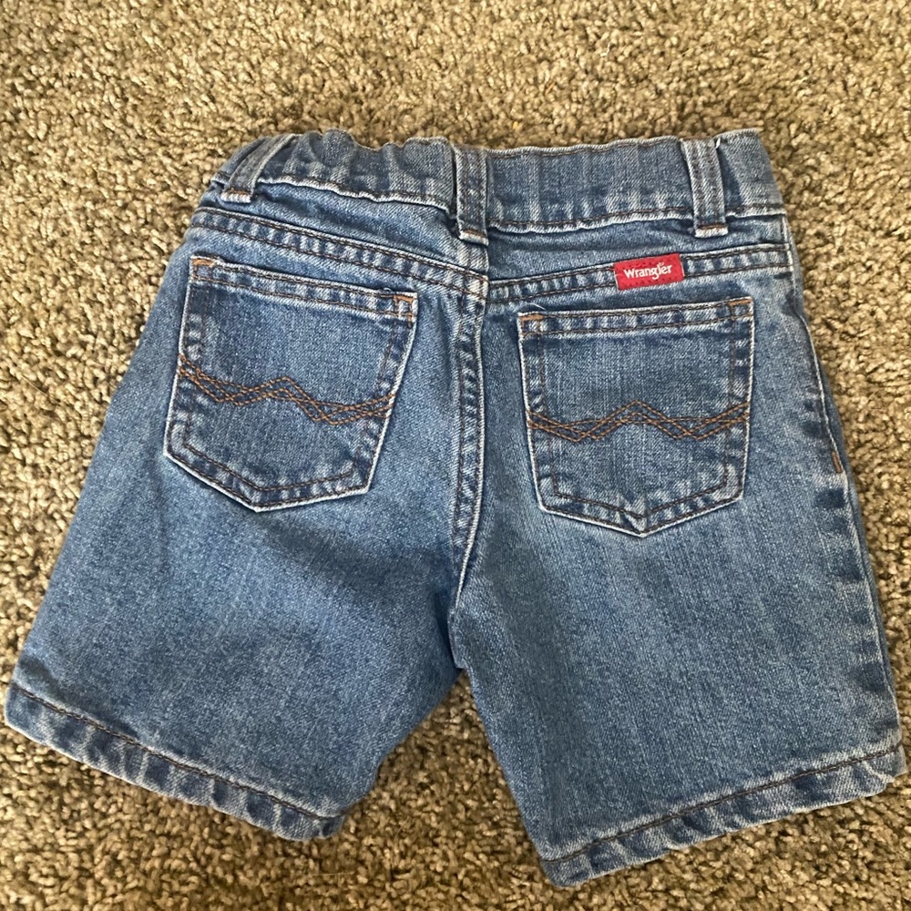 4T wrangler jean shorts